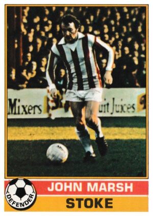 Topps (UK) - 'Footballers (Red Back 1-110)' - Card #83 - John Marsh (Stoke)