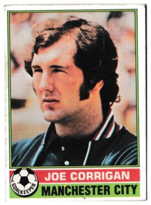 Topps (UK) - 'Footballers (Red Back 1-110)' - Card #85 - Joe Corrigan (Man City)