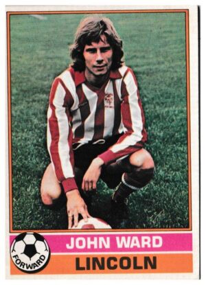 Topps (UK) - 'Footballers (Red Back 1-110)' - Card #87 - John Ward (Lincoln City)