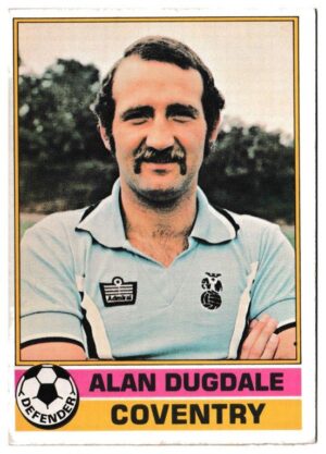 Topps (UK) - 'Footballers (Red Back 1-110)' - Card #88 - Alan Dugdale (Coventry)