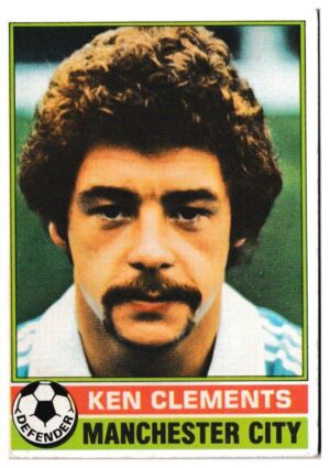 Topps (UK) - 'Footballers (Red Back 1-110)' - Card #99 - Ken Clements (Man City)