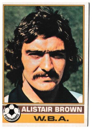 Topps (UK) - 'Footballers (Red Back 221-330)' - Card #227 - Alastair Brown (West Brom)