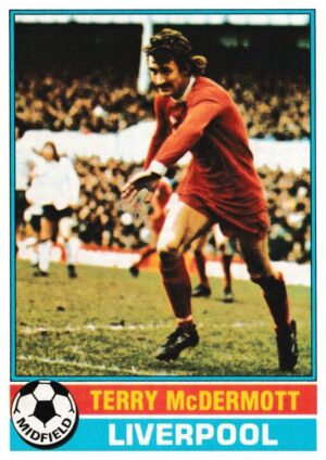 Topps (UK) - 'Footballers (Red Back 221-330)' - Card #229 - Terry McDermott (Liverpool)