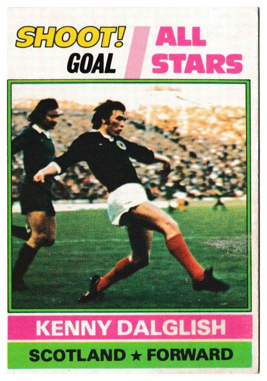 Topps (UK) - 'Footballers (Red Back 221-330)' - Card #236 - Kenny Dalglish - All Stars Topps (UK) - 'Footballers (Red Back 221-330)' - Card #236 - Kenny Dalglish - All Stars