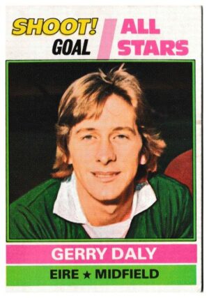 Topps (UK) - 'Footballers (Red Back 221-330)' - Card #247 - Gerry Daly - All Stars