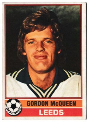 Topps (UK) - 'Footballers (Red Back 221-330)' - Card #251 - Gordon McQueen (Leeds Utd)
