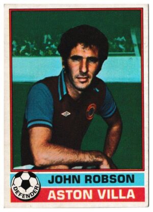 Topps (UK) - 'Footballers (Red Back 221-330)' - Card #264 - John Robson (Aston Villa)