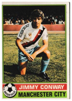 Topps (UK) - 'Footballers (Red Back 221-330)' - Card #267 - Jimmy Conway (Man City)