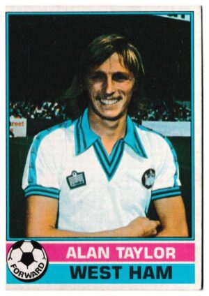 Topps (UK) - 'Footballers (Red Back 221-330)' - Card #271 - Alan Taylor (West Ham)