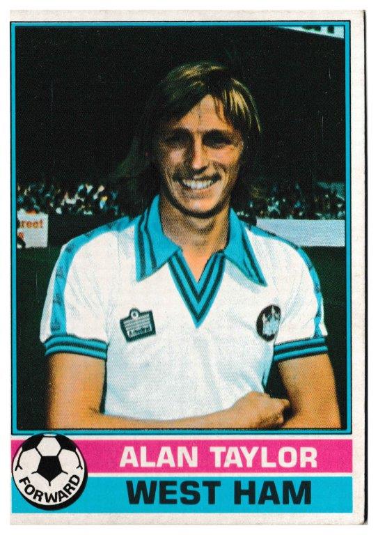 Topps (UK) - 'Footballers (Red Back 221-330)' - Card #271 - Alan Taylor (West Ham) Topps (UK) - 'Footballers (Red Back 221-330)' - Card #271 - Alan Taylor (West Ham)