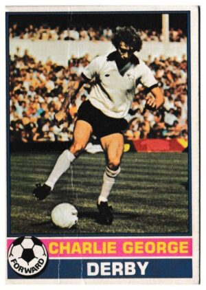 Topps (UK) - 'Footballers (Red Back 221-330)' - Card #275 - Charlie George (Derby)
