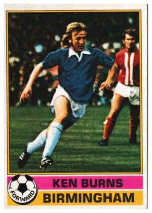 Topps (UK) - 'Footballers (Red Back 221-330)' - Card #276 - Ken Burns (Birmingham)