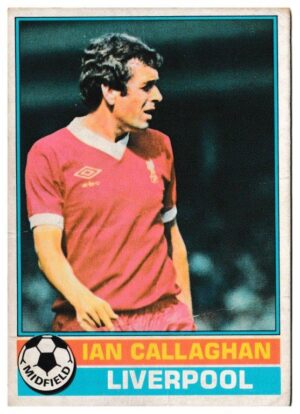 Topps (UK) - 'Footballers (Red Back 221-330)' - Card #280 - Ian Callaghan (Liverpool) Topps (UK) - 'Footballers (Red Back 221-330)' - Card #280 - Ian Callaghan (Liverpool)