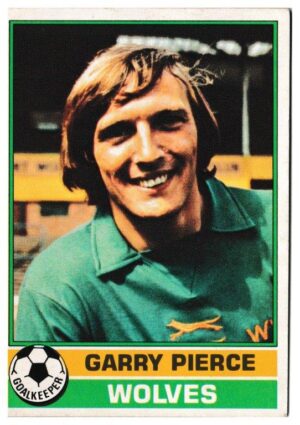 Topps (UK) - 'Footballers (Red Back 221-330)' - Card #281 - Garry Pierce (Wolves)