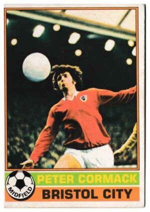 Topps (UK) - 'Footballers (Red Back 221-330)' - Card #282 - Peter Cormack (Bristol City)