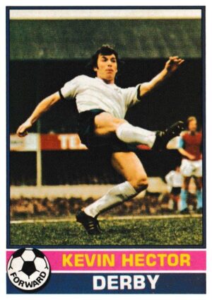 Topps (UK) - 'Footballers (Red Back 221-330)' - Card #283 - Kevin Hector (Derby County)