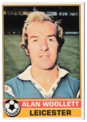 Topps (UK) - 'Footballers (Red Back 221-330)' - Card #284 - Alan Woollett (Leicester)