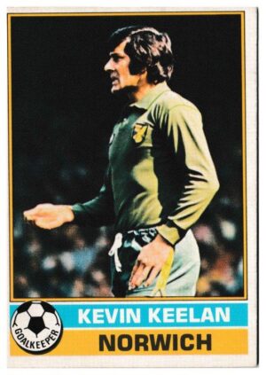 Topps (UK) - 'Footballers (Red Back 221-330)' - Card #285 - Kevin Keelan (Norwich)