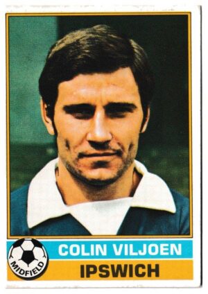 Topps (UK) - 'Footballers (Red Back 221-330)' - Card #287 - Colin Viljoen (Ipswich Town)
