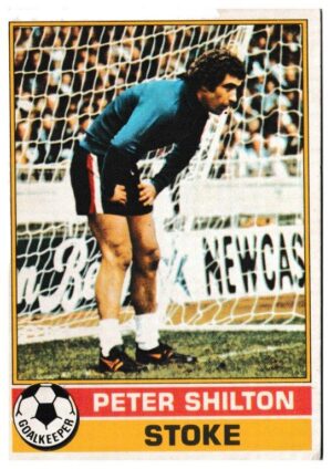 Topps (UK) - 'Footballers (Red Back 221-330)' - Card #295 - Peter Shilton (Stoke City)