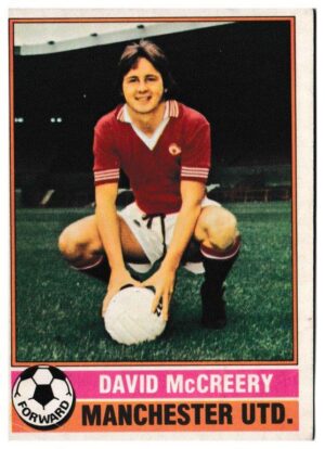 Topps (UK) - 'Footballers (Red Back 221-330)' - Card #298 - David McReery (Man Utd)