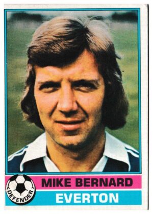 Topps (UK) - 'Footballers (Red Back 221-330)' - Card #307 - Mike Bernard (Everton)