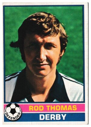 Topps (UK) - 'Footballers (Red Back 221-330)' - Card #308 - Rod Thomas (Derby)