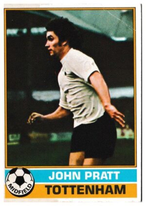 Topps (UK) - 'Footballers (Red Back 221-330)' - Card #309 - John Pratt (Spurs)