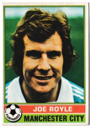 Topps (UK) - 'Footballers (Red Back 221-330)' - Card #310 - Joe Royle (Man City)