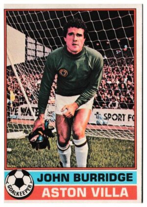 Topps (UK) - 'Footballers (Red Back 221-330)' - Card #311 - John Burridge (Aston Villa)
