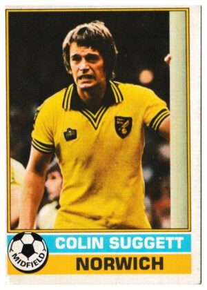 Topps (UK) - 'Footballers (Red Back 221-330)' - Card #312 - Colin Suggett (Norwich)