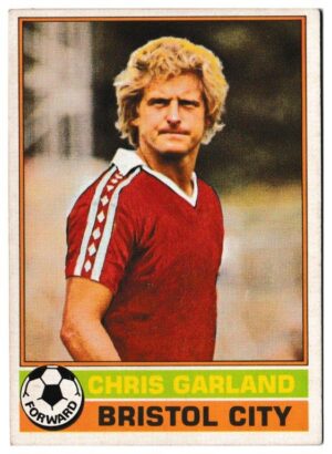 Topps (UK) - 'Footballers (Red Back 221-330)' - Card #313 - Chris Garland (Bristol City)