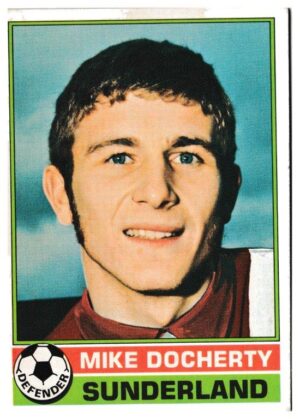 Topps (UK) - 'Footballers (Red Back 221-330)' - Card #314 - Mike Docherty (Sunderland)