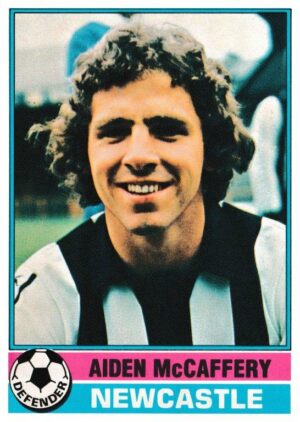 Topps (UK) - 'Footballers (Red Back 221-330)' - Card #322 - Aiden McCaffery (Newcastle Utd)