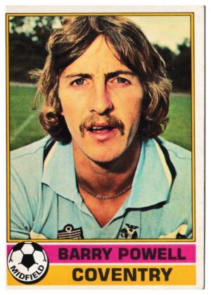 Topps (UK) - 'Footballers (Red Back 221-330)' - Card #324 - Barry Powell (Coventry)