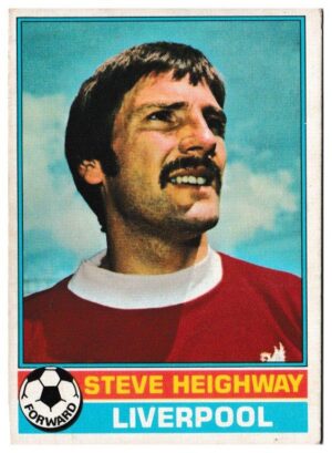 Topps (UK) - 'Footballers (Red Back 221-330)' - Card #325 - Steve Heighway (Liverpool)