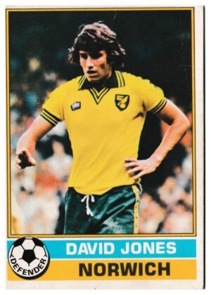 Topps (UK) - 'Footballers (Red Back 221-330)' - Card #326 - David Jones (Norwich)