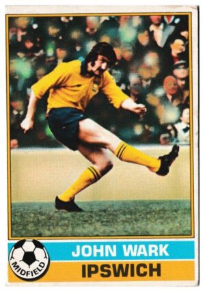 Topps (UK) - 'Footballers (Red Back 221-330)' - Card #328 - John Wark (Ipswich)