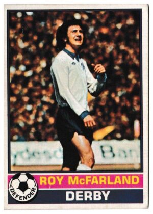 Topps (UK) - 'Footballers (Red Back 221-330)' - Card #330 - Roy McFarland (Derby County)