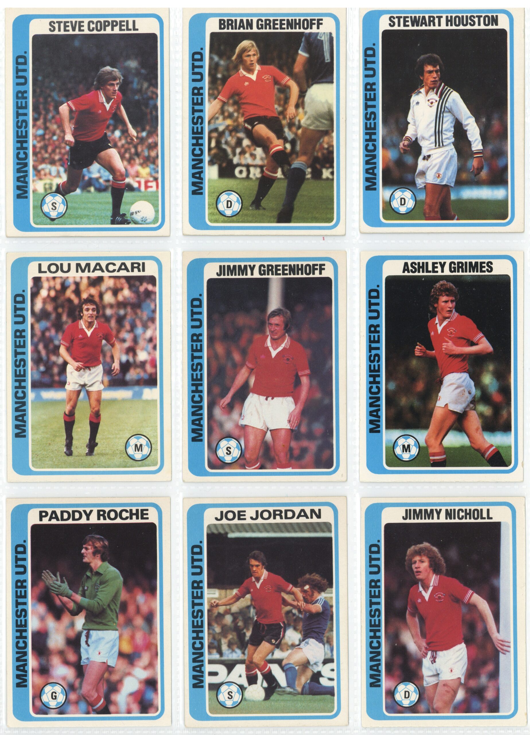 Topps (UK) - 'Manchester United Various 1979' - (1979) Topps (UK) - 'Manchester United Various 1979' - (1979)