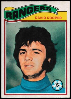 Topps (UK) - 'Footballers 1977-78 (Scottish)' (1977) - Davie Cooper (Rangers) Topps (UK) - 'Footballers 1977-78 (Scottish)' (1977) - Davie Cooper (Rangers)