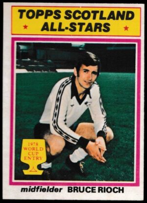 Topps (UK) - 'Footballers 1977-78 (Scottish)' (1977) - Bruce Rioch (Derby County)? -? Topps Scotland All-Stars