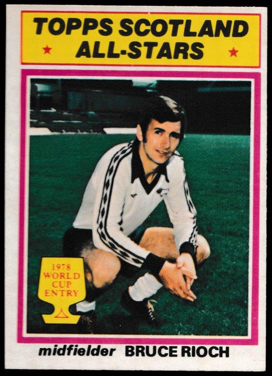 Topps (UK) - 'Footballers 1977-78 (Scottish)' (1977) - Bruce Rioch (Derby County)? -? Topps Scotland All-Stars Topps (UK) - 'Footballers 1977-78 (Scottish)' (1977) - Bruce Rioch (Derby County)? -? Topps Scotland All-Stars