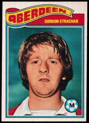 Topps (UK) - 'Footballers 1977-78 (Scottish)' (1977) - Gordon Strachan (Aberdeen) Topps (UK) - 'Footballers 1977-78 (Scottish)' (1977) - Gordon Strachan (Aberdeen)