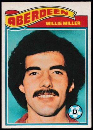 Topps (UK) - 'Footballers 1977-78 (Scottish)' (1977) - Willie Miller (Aberdeen) Topps (UK) - 'Footballers 1977-78 (Scottish)' (1977) - Willie Miller (Aberdeen)