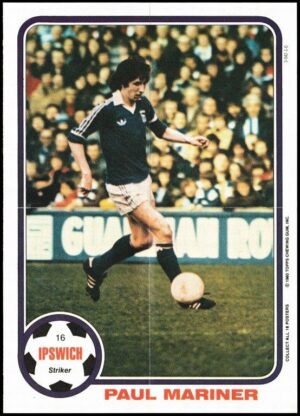 Topps (UK) - 'Footballers Posters' (1970) #16 - Paul Mariner (Ipswich Town)