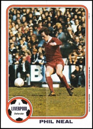 Topps (UK) - 'Footballers Posters' (1970) #3 - Phil Neal (Liverpool)