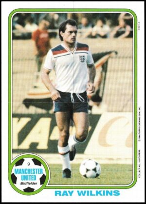 Topps (UK) - 'Footballers Posters' (1970) #9 - Ray Wilkins (Man Utd)
