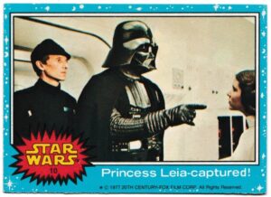 Topps (UK) - 'Star Wars (1-66)' (1978) - Card #10 - Princess Leia-recaptured!