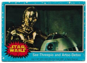 Topps (UK) - 'Star Wars (1-66)' (1978) - Card #2 - See-Threepio and Artoo-Detoo